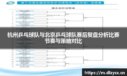 杭州乒乓球队与北京乒乓球队赛后复盘分析比赛节奏与策略对比